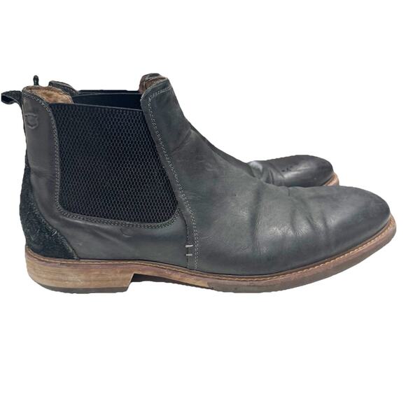 Florsheim Chalet Mens Size 13 Black Plain Toe Chelsea Boots Outdoors 11964-010 - Picture 1 of 8